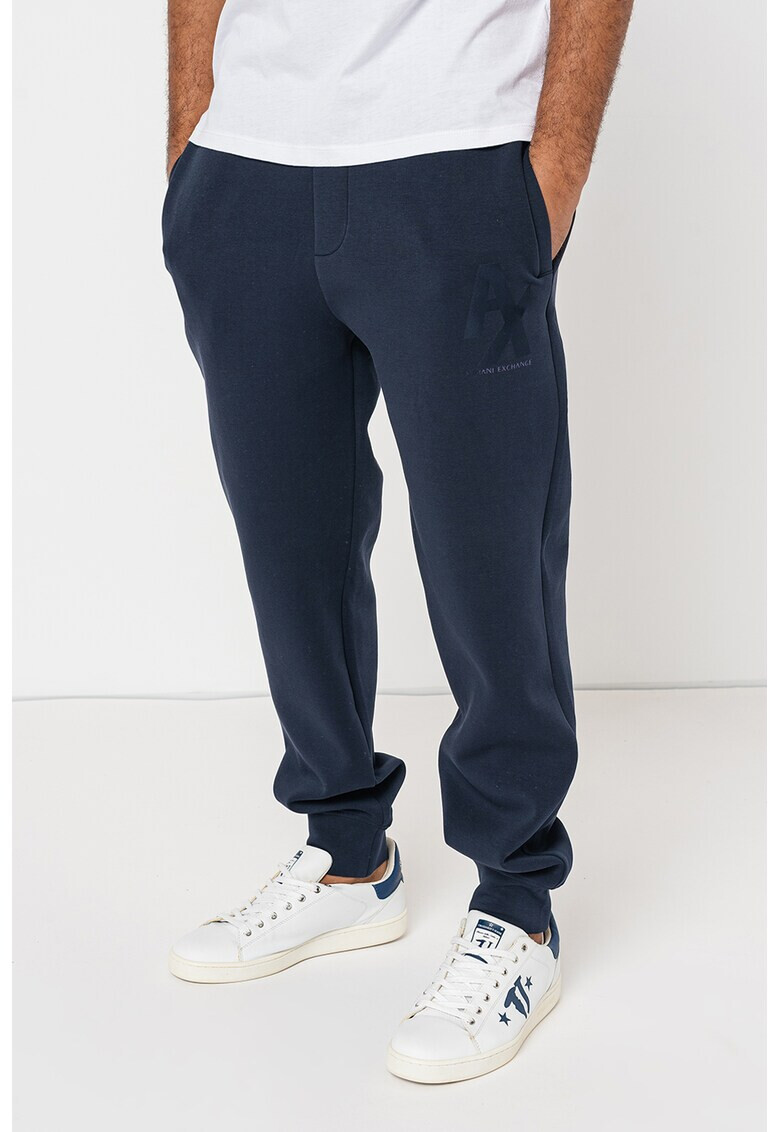 ARMANI EXCHANGE Pantaloni sport din amestec de bumbac cu detaliu logo - Pled.ro