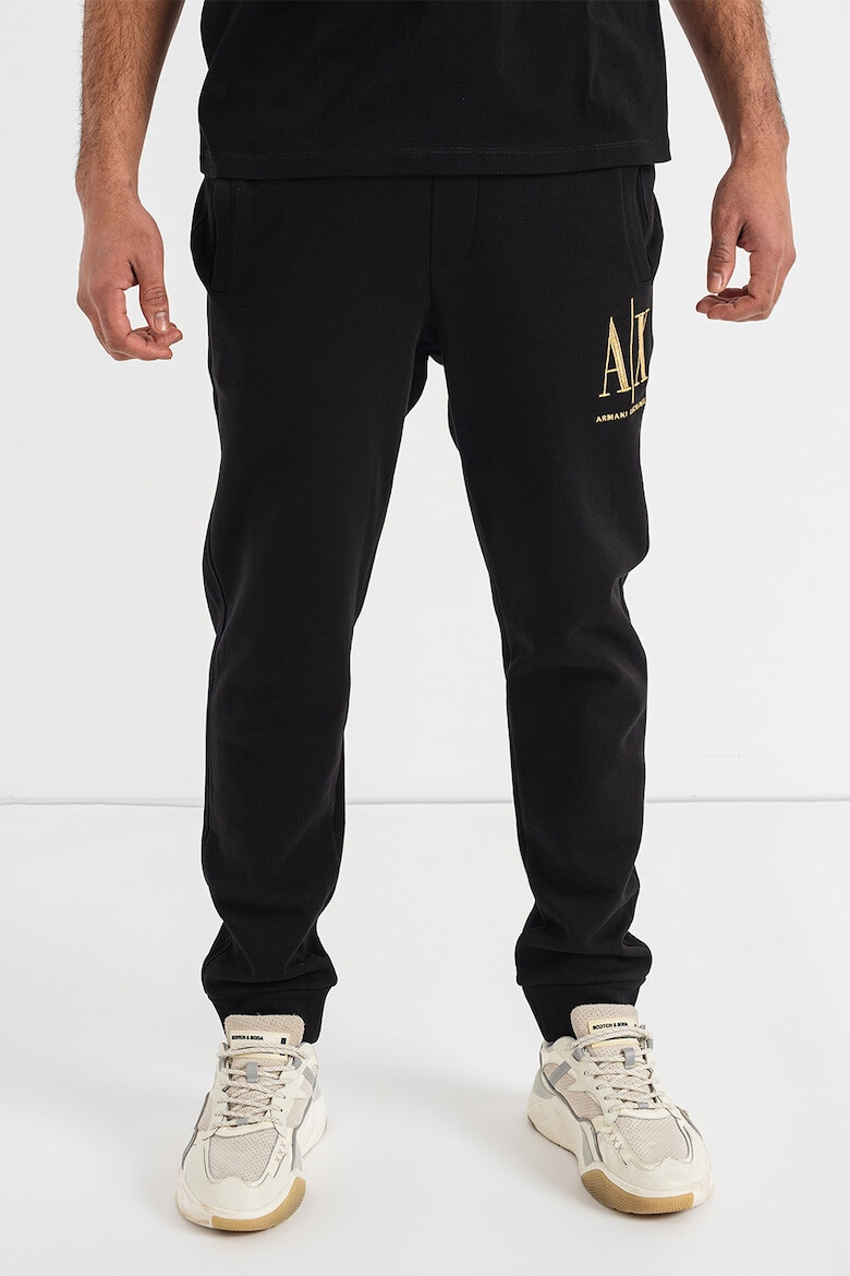 ARMANI EXCHANGE Pantaloni sport regular fit cu detaliu logo - Pled.ro