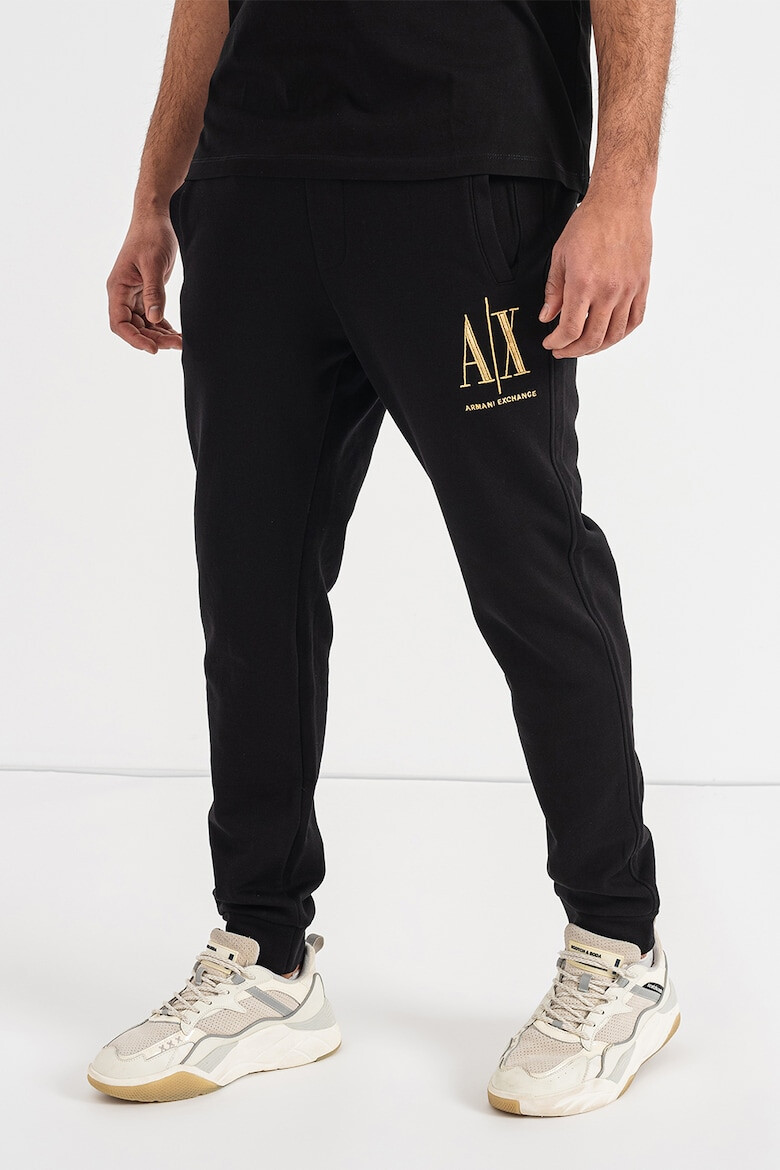 ARMANI EXCHANGE Pantaloni sport regular fit cu detaliu logo - Pled.ro