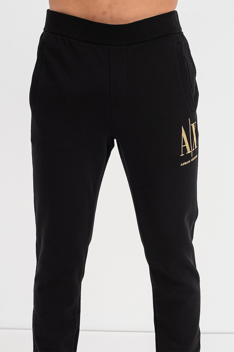 ARMANI EXCHANGE Pantaloni sport regular fit cu detaliu logo - Pled.ro