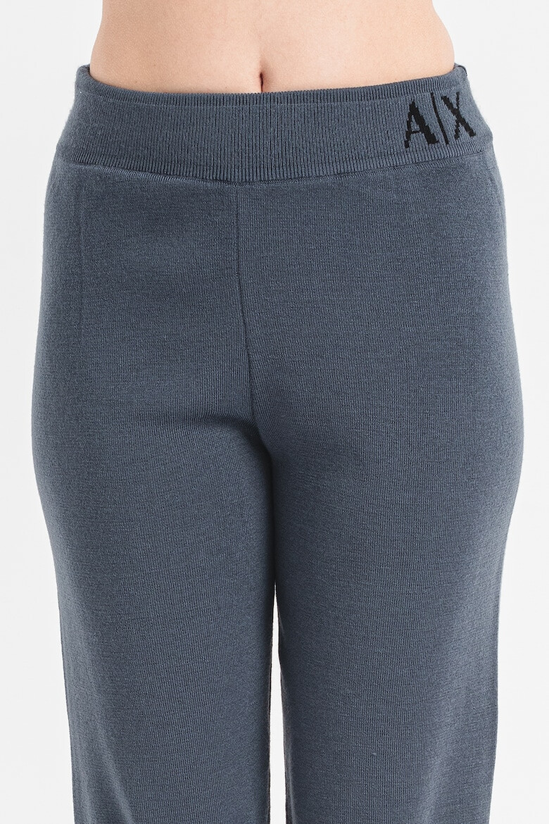 ARMANI EXCHANGE Pantaloni tricotati din amestec de lana virgina - Pled.ro