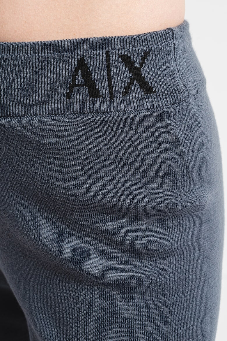 ARMANI EXCHANGE Pantaloni tricotati din amestec de lana virgina - Pled.ro