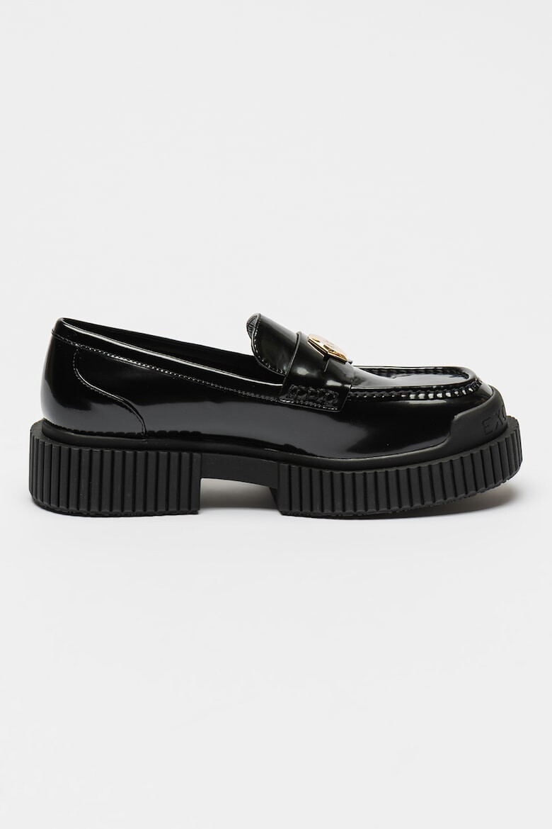 ARMANI EXCHANGE Pantofi loafer de piele lacuita - Pled.ro