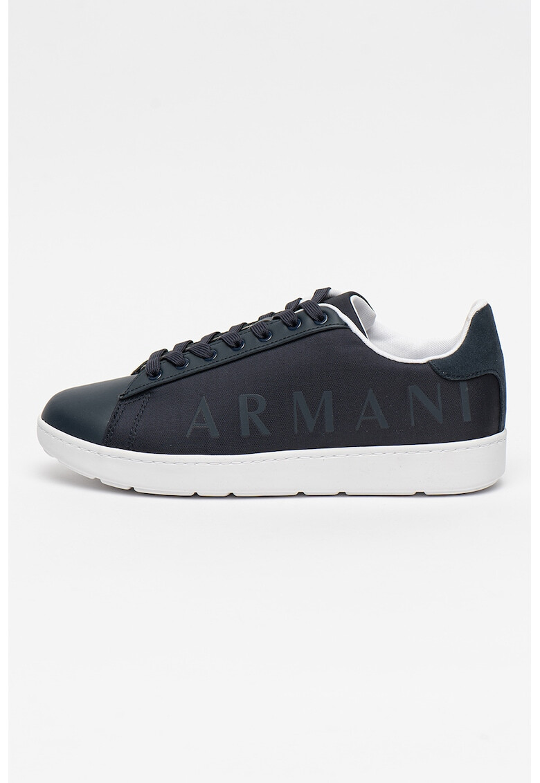 ARMANI EXCHANGE Pantofi sport cu detalii de piele si piele intoarsa - Pled.ro