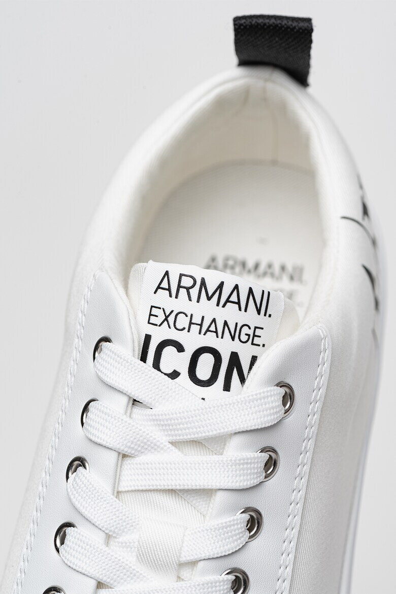 ARMANI EXCHANGE Pantofi sport cu garnituri de piele ecologica - Pled.ro