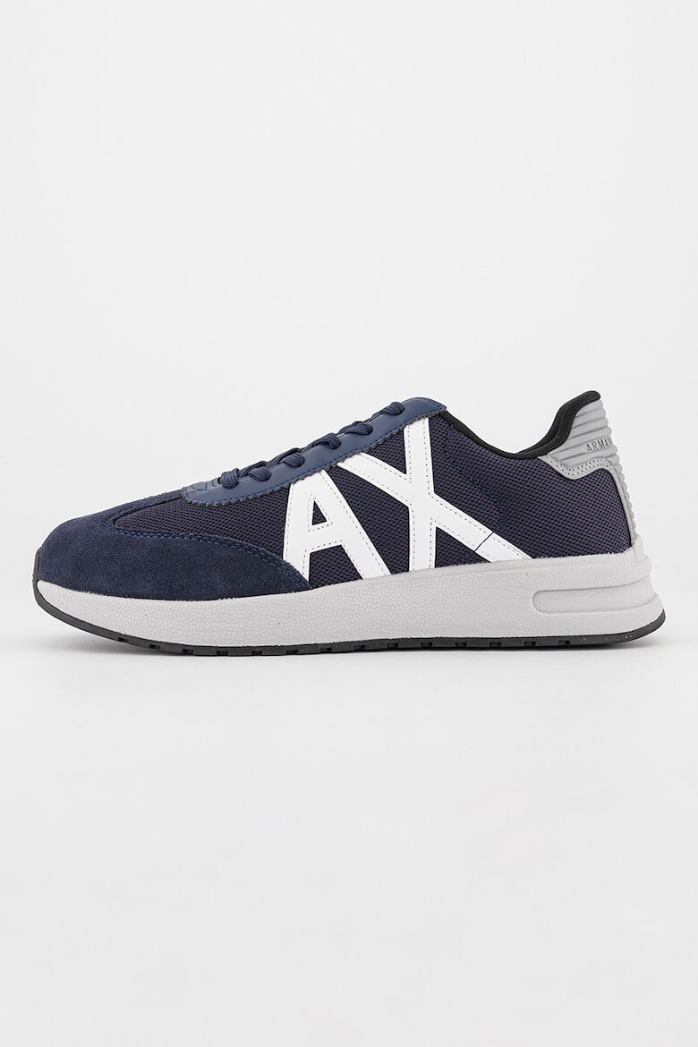 ARMANI EXCHANGE Pantofi sport cu garnituri de piele intoarsa - Pled.ro