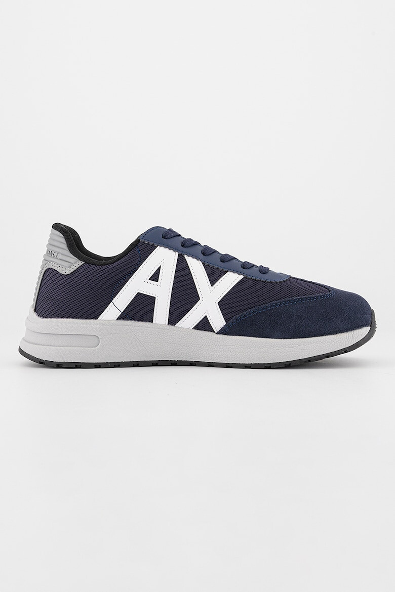 ARMANI EXCHANGE Pantofi sport cu garnituri de piele intoarsa - Pled.ro