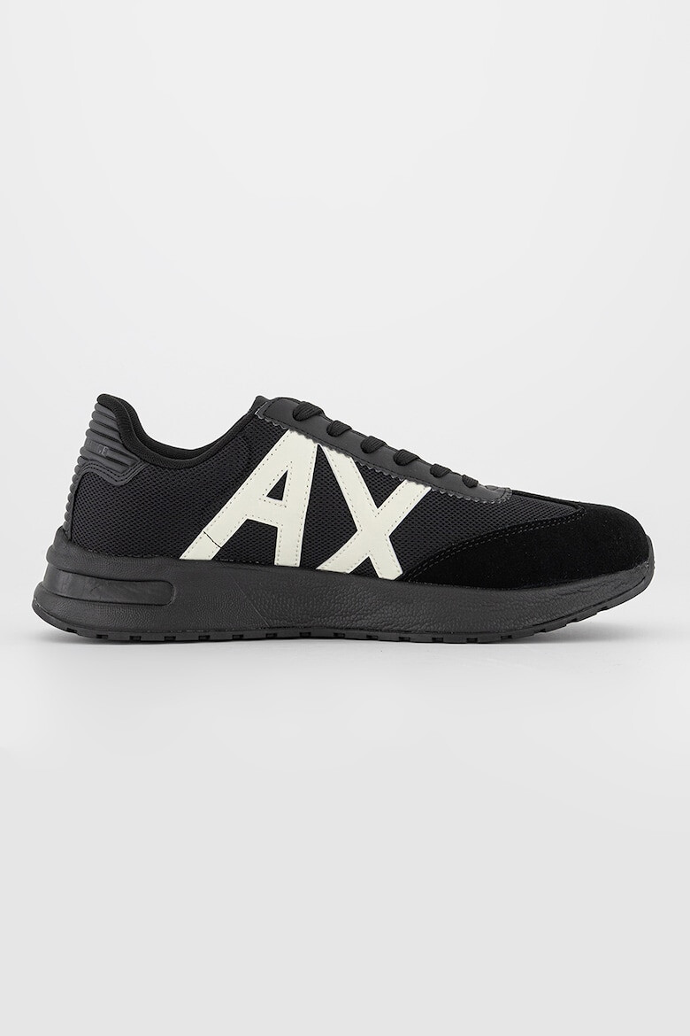 ARMANI EXCHANGE Pantofi sport cu garnituri de piele intoarsa - Pled.ro