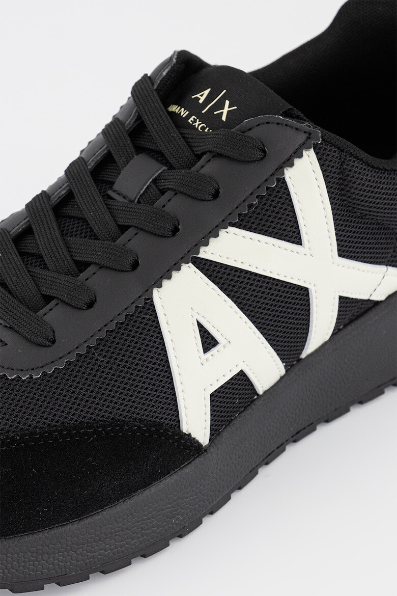 ARMANI EXCHANGE Pantofi sport cu garnituri de piele intoarsa - Pled.ro