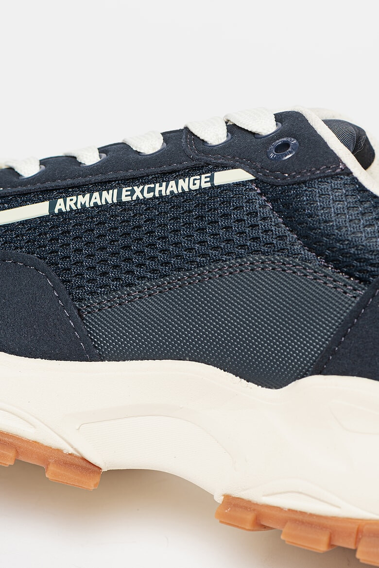 ARMANI EXCHANGE Pantofi sport cu insertii de plasa - Pled.ro