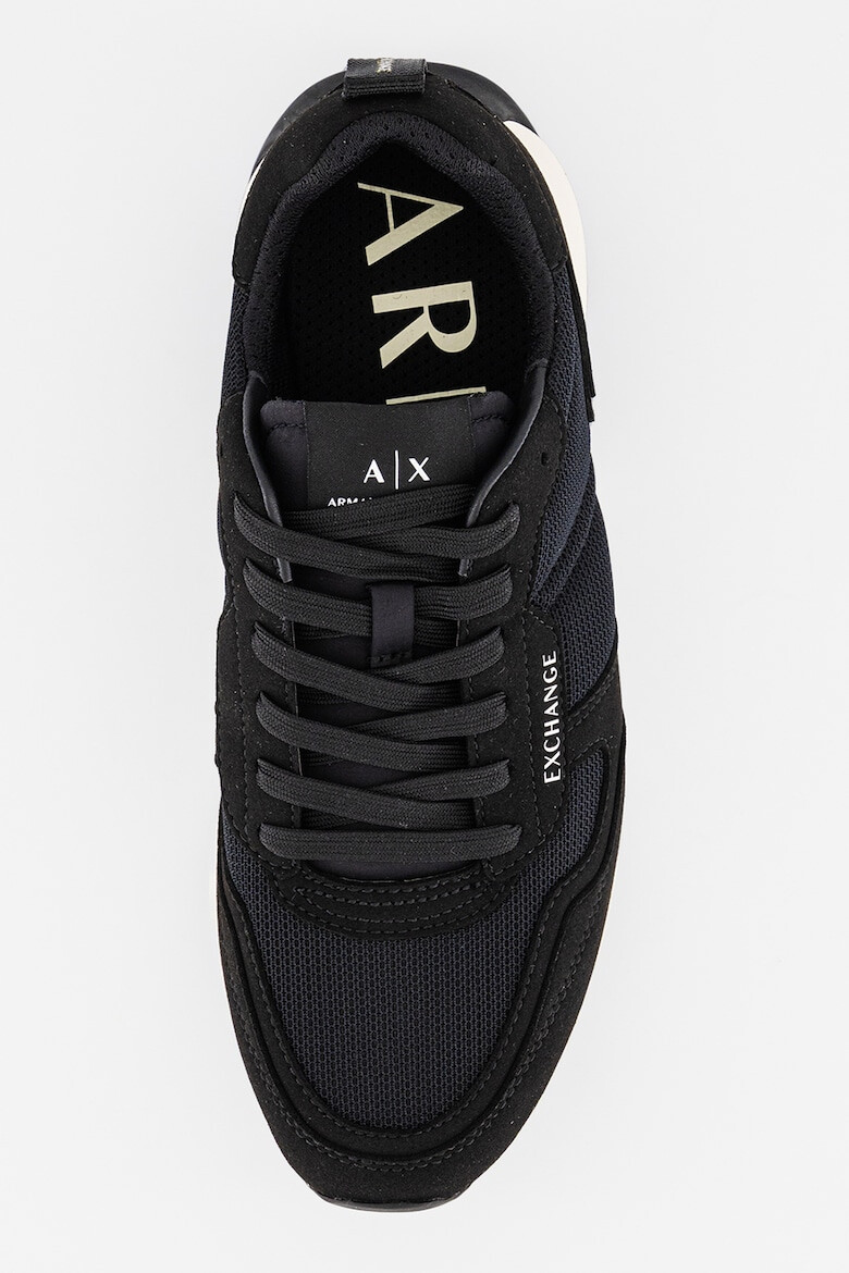 ARMANI EXCHANGE Pantofi sport cu insertii din piele intoarsa - Pled.ro