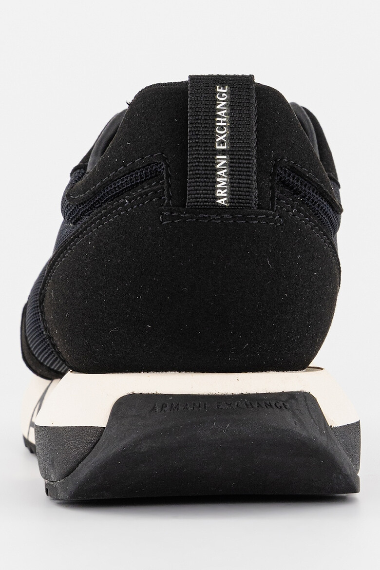 ARMANI EXCHANGE Pantofi sport cu insertii din piele intoarsa - Pled.ro