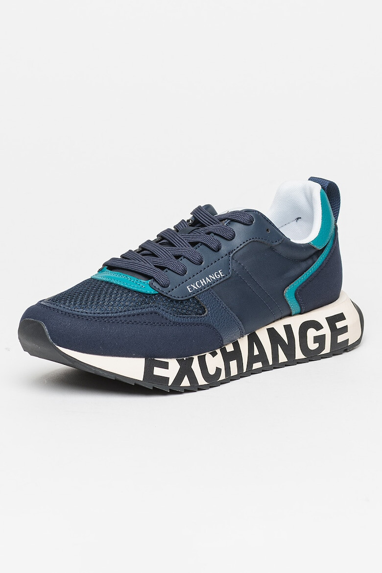 ARMANI EXCHANGE Pantofi sport cu model colorblock - Pled.ro