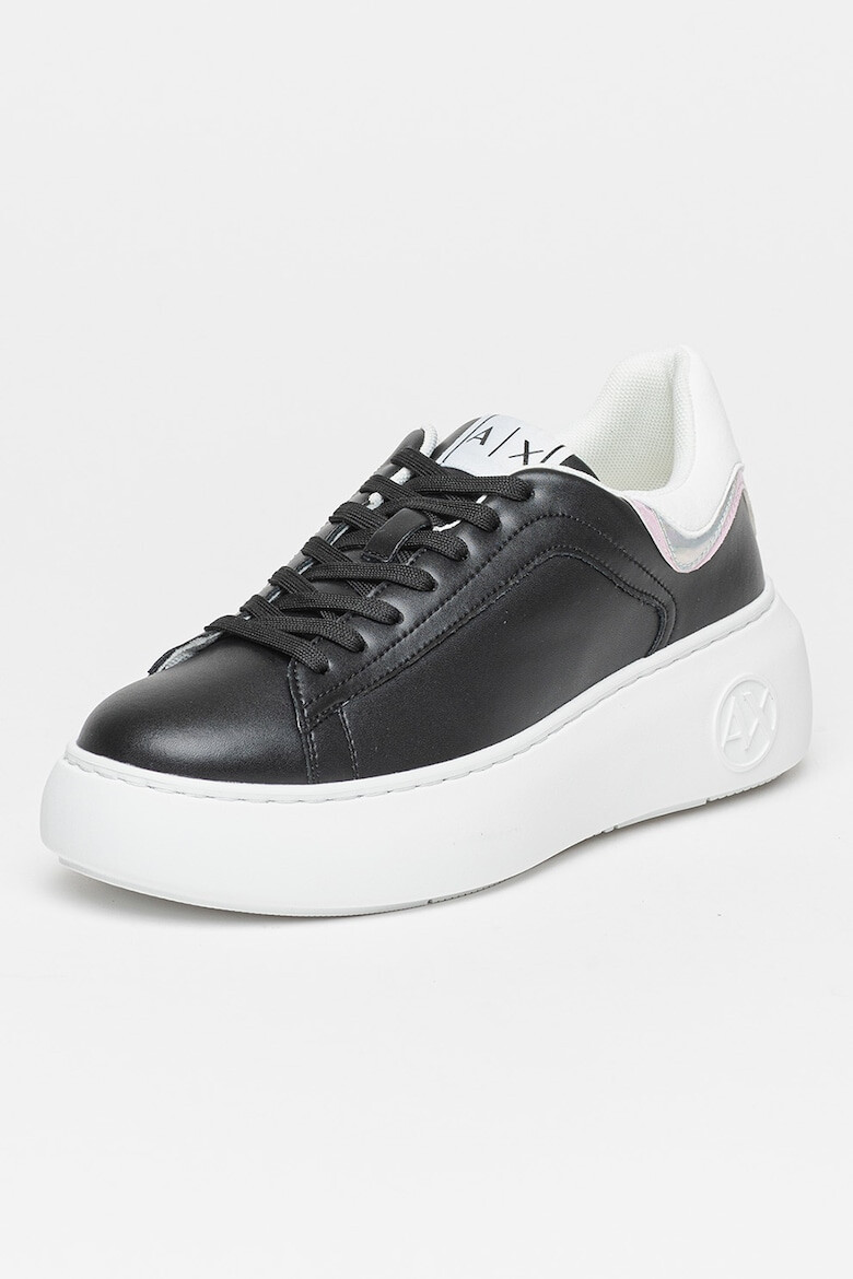 ARMANI EXCHANGE Pantofi sport de piele cu logo - Pled.ro