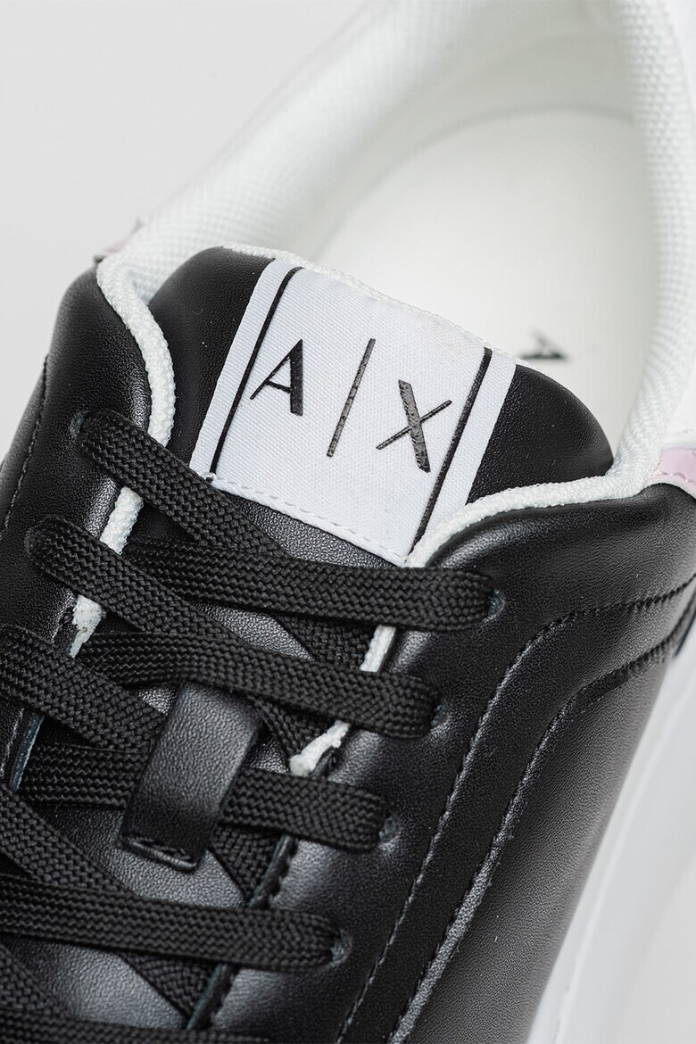 ARMANI EXCHANGE Pantofi sport de piele cu logo - Pled.ro