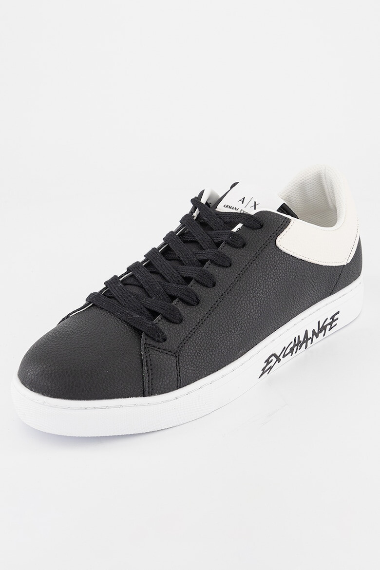 ARMANI EXCHANGE Pantofi sport de piele cu logo pe talpa - Pled.ro