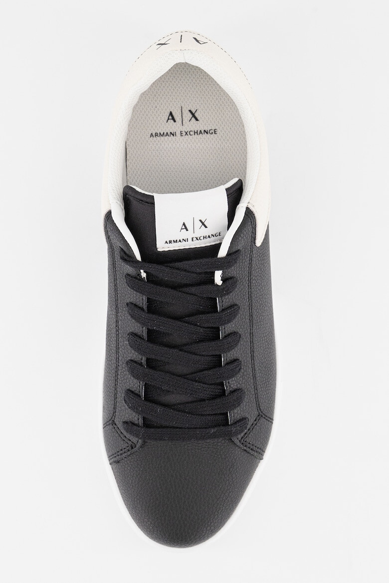 ARMANI EXCHANGE Pantofi sport de piele cu logo pe talpa - Pled.ro