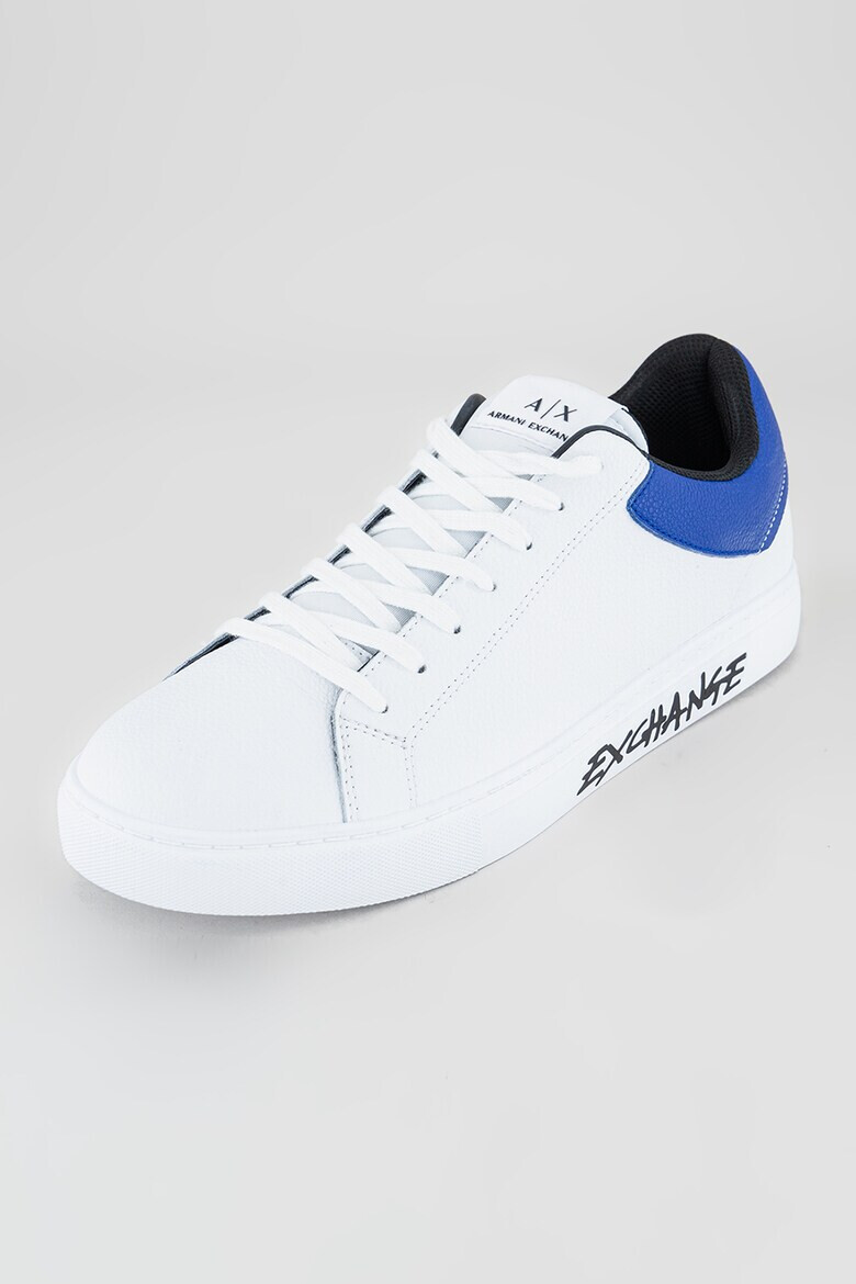 ARMANI EXCHANGE Pantofi sport de piele cu logo pe talpa - Pled.ro