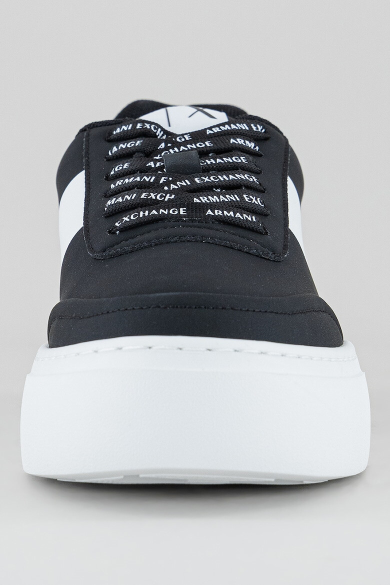 ARMANI EXCHANGE Pantofi sport de piele ecologica cu detalii contrastante - Pled.ro