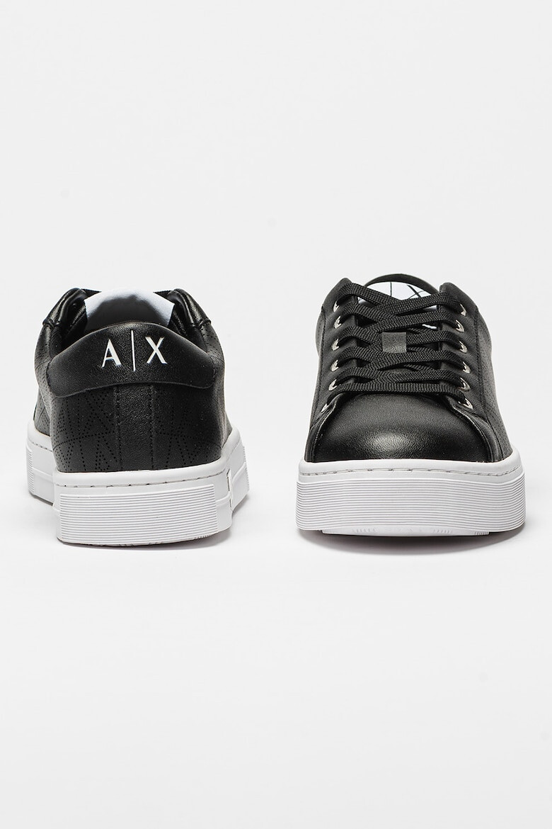 ARMANI EXCHANGE Pantofi sport de piele ecologica cu detalii logo - Pled.ro