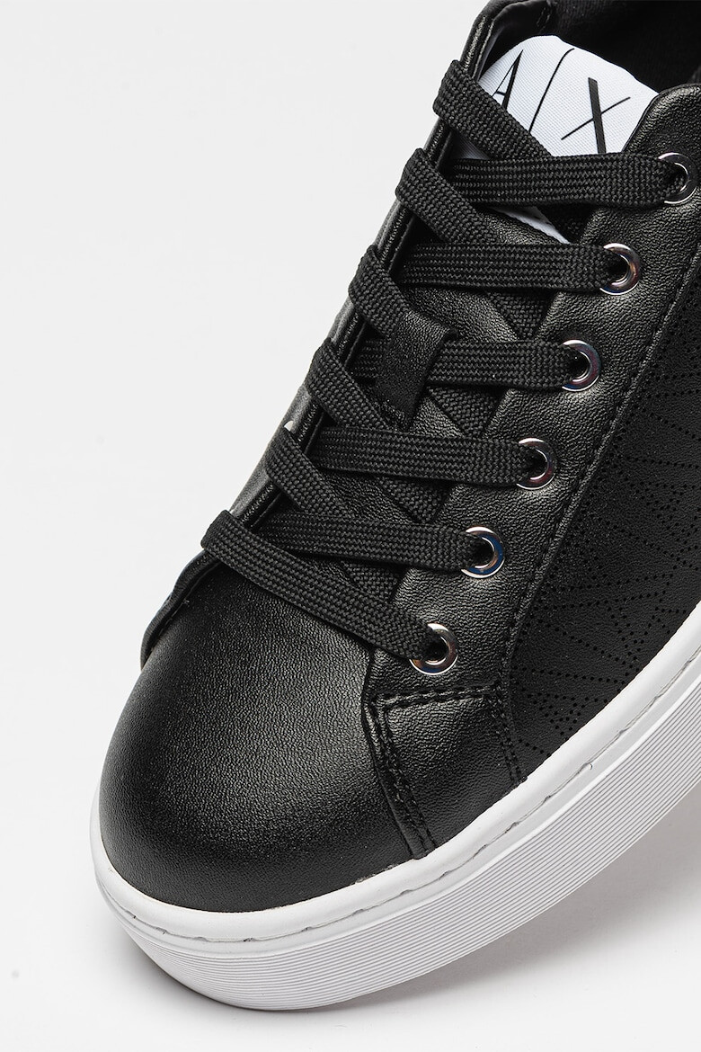 ARMANI EXCHANGE Pantofi sport de piele ecologica cu detalii logo - Pled.ro