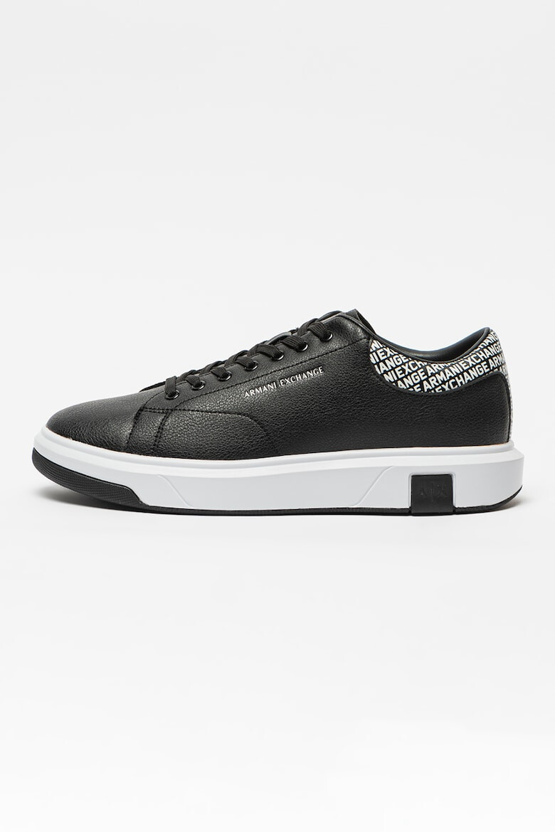 ARMANI EXCHANGE Pantofi sport de piele ecologica cu logo - Pled.ro