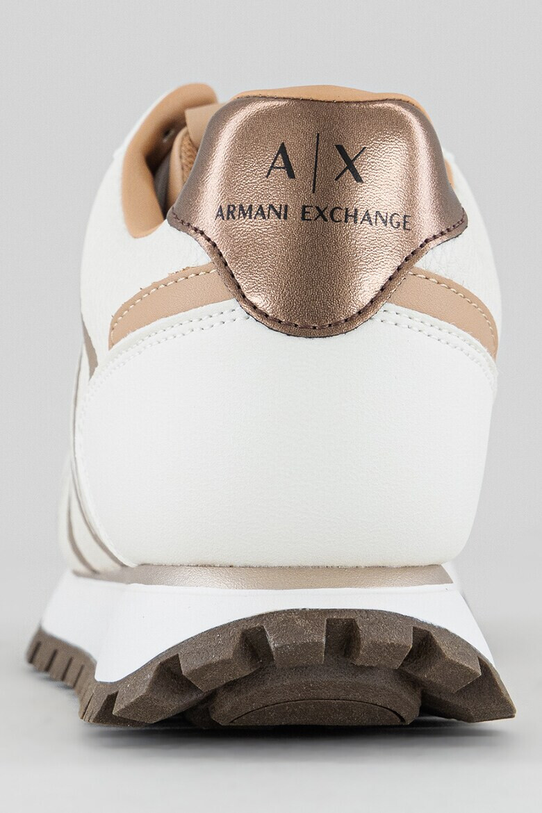 ARMANI EXCHANGE Pantofi sport de piele ecologica cu model logo - Pled.ro