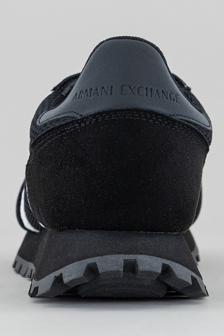 ARMANI EXCHANGE Pantofi sport de piele ecologica si plasa - Pled.ro