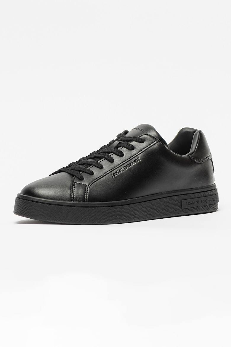 ARMANI EXCHANGE Pantofi sport de piele lacuita - Pled.ro