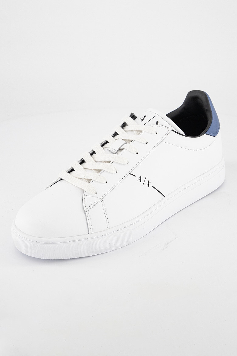 ARMANI EXCHANGE Pantofi sport din piele cu imprimeu logo discret - Pled.ro