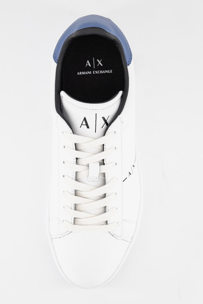 ARMANI EXCHANGE Pantofi sport din piele cu imprimeu logo discret - Pled.ro