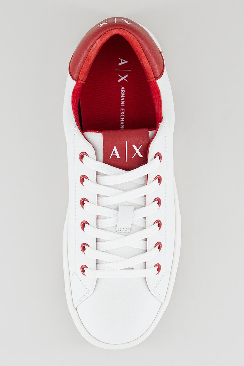 ARMANI EXCHANGE Pantofi sport din piele cu logo - Pled.ro