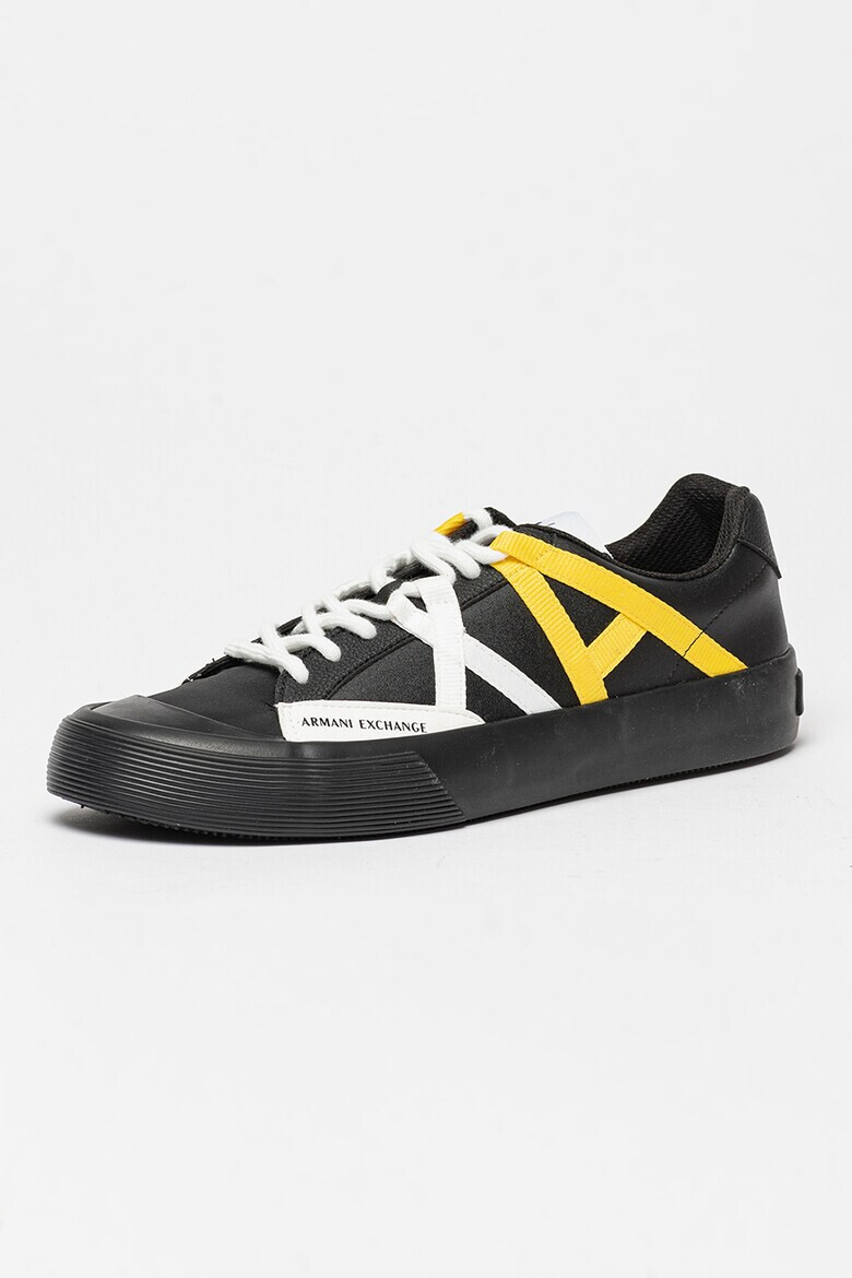 ARMANI EXCHANGE Pantofi sport din piele ecologica cu logo - Pled.ro