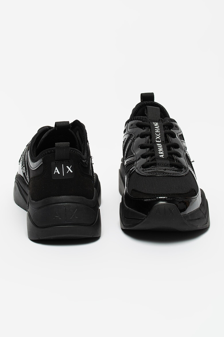 ARMANI EXCHANGE Pantofi sport din piele ecologica si material textil - Pled.ro