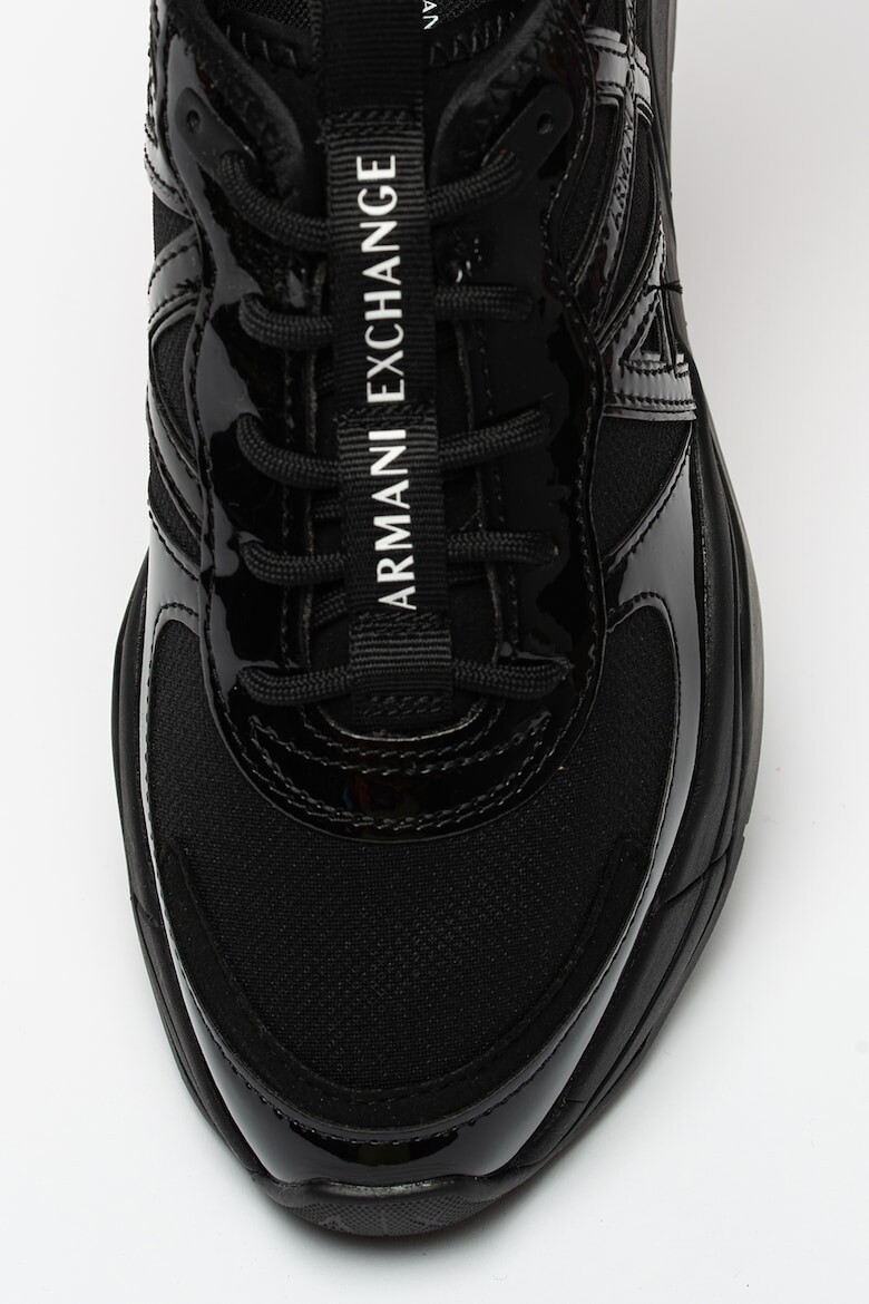 ARMANI EXCHANGE Pantofi sport din piele ecologica si material textil - Pled.ro