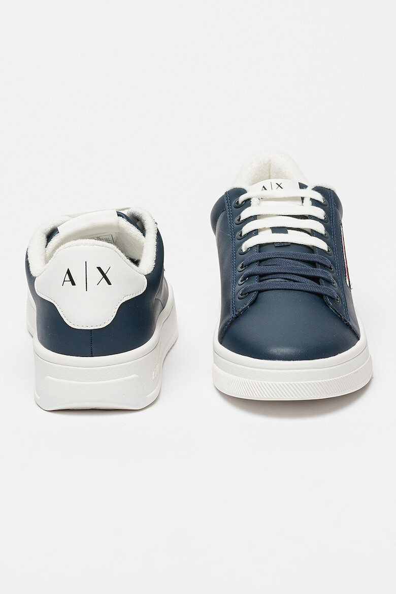 ARMANI EXCHANGE Pantofi sport low-cut de piele ecologica - Pled.ro