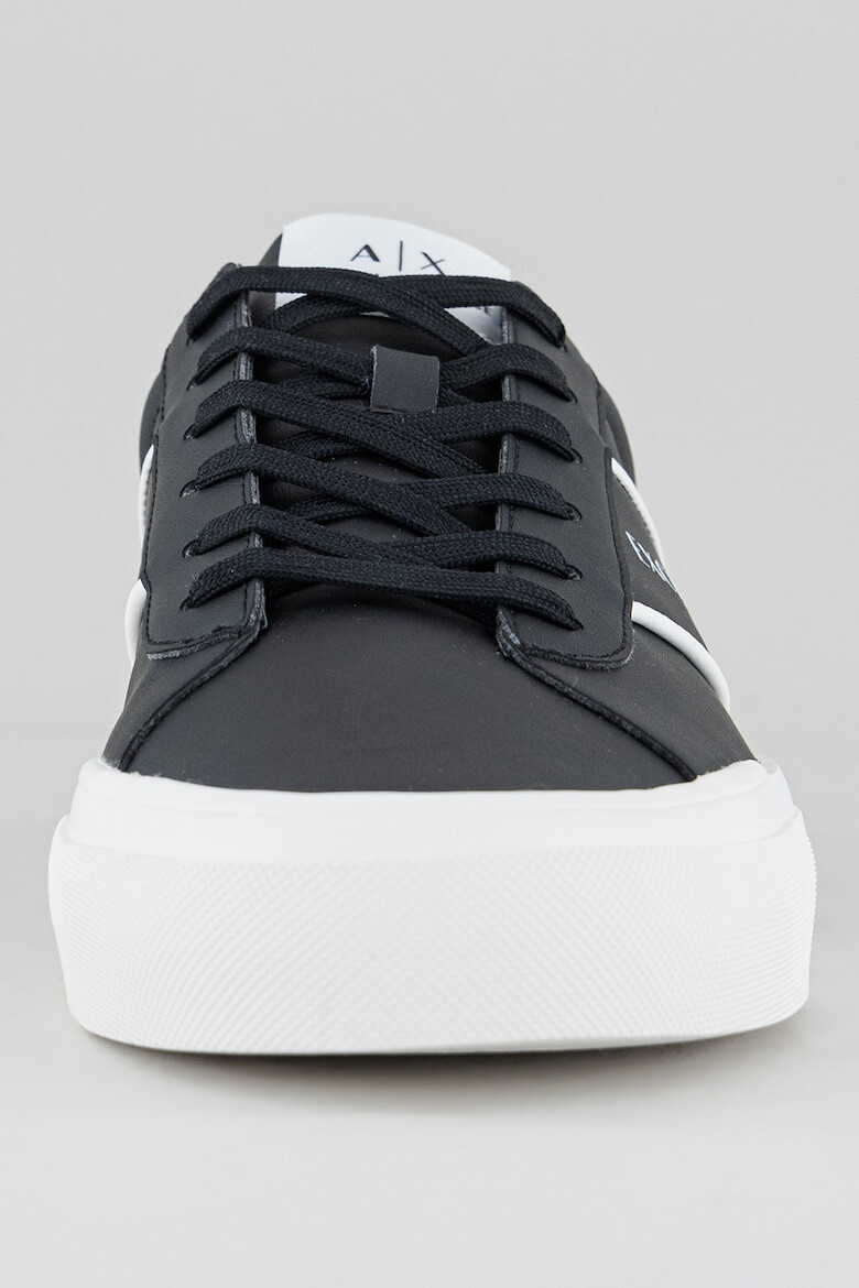 ARMANI EXCHANGE Pantofi sport low-cut de piele ecologica cu detaliu logo - Pled.ro