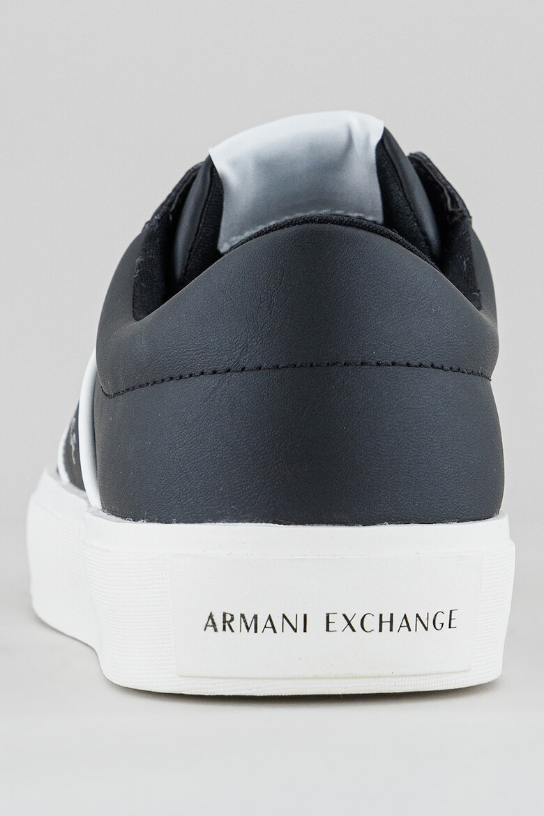 ARMANI EXCHANGE Pantofi sport low-cut de piele ecologica cu detaliu logo - Pled.ro