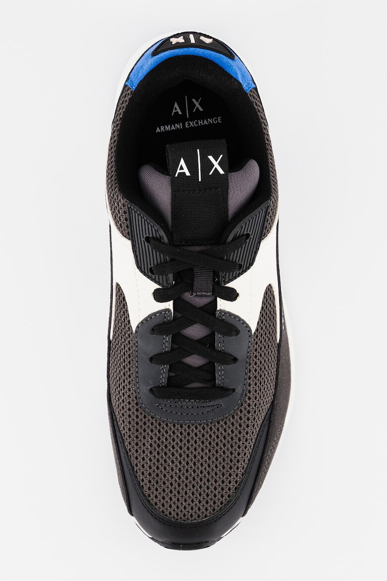 ARMANI EXCHANGE Pantofi sport low-top cu insertii din plasa - Pled.ro