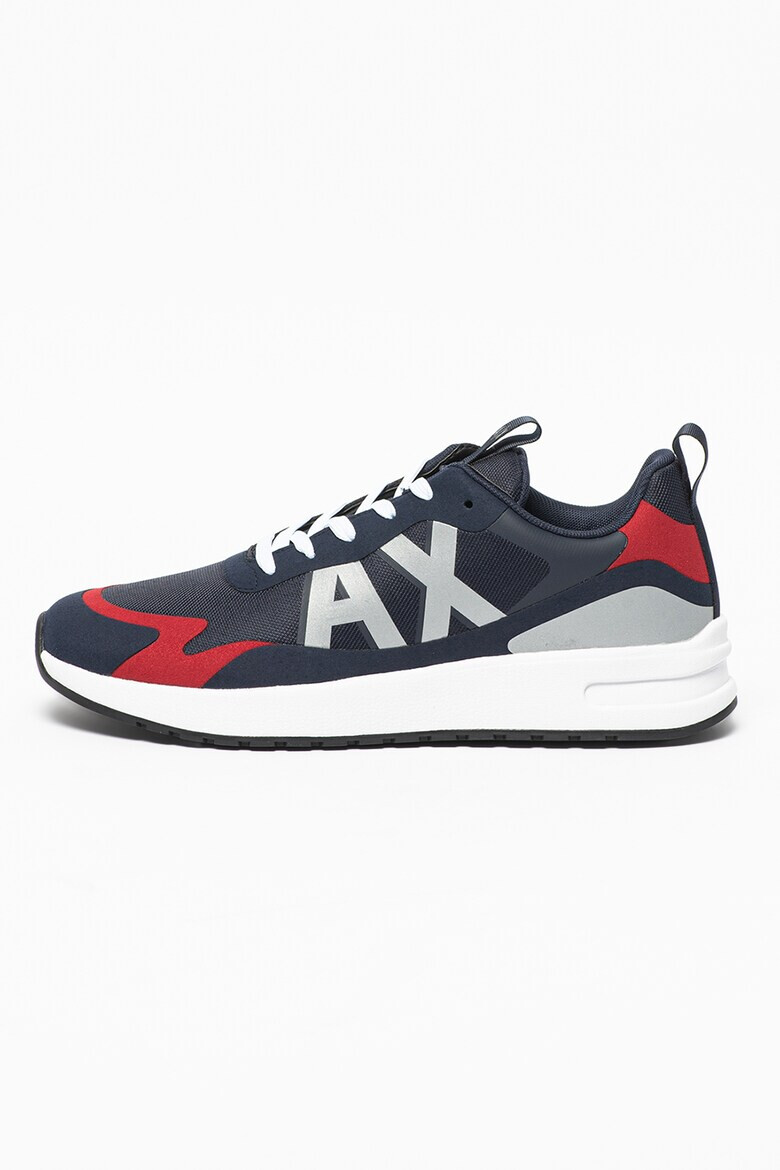 ARMANI EXCHANGE Pantofi sport low-top cu model colorblock - Pled.ro