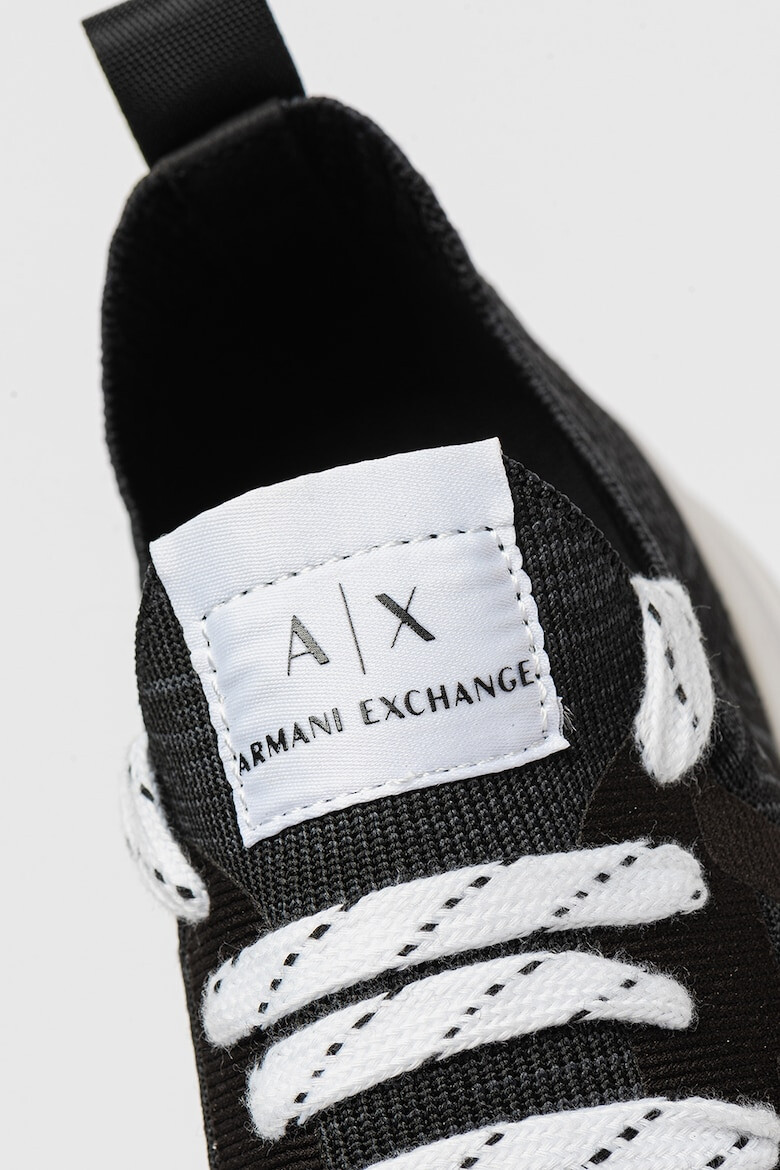 ARMANI EXCHANGE Pantofi sport slip-on din material textil - Pled.ro