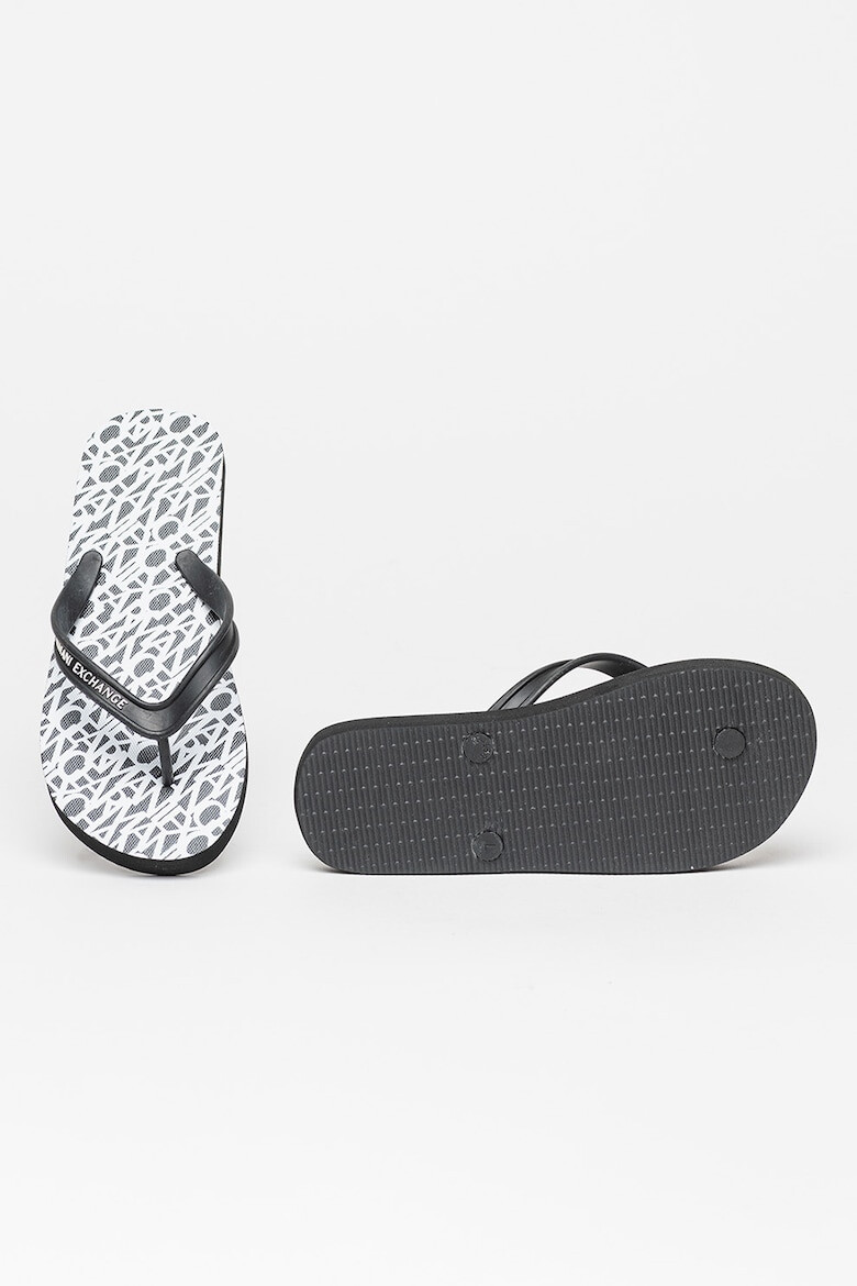 ARMANI EXCHANGE Papuci flip-flop cu logo - Pled.ro