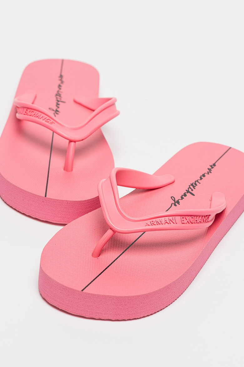 ARMANI EXCHANGE Papuci flip-flop cu logo - Pled.ro