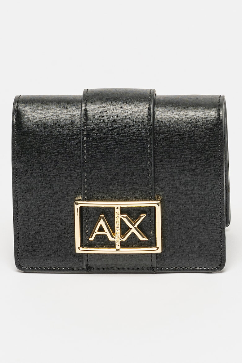 ARMANI EXCHANGE Portofel din piele ecologica cu logo metalic - Pled.ro