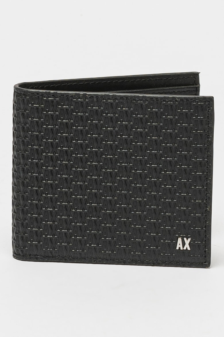 ARMANI EXCHANGE Portofel pliabil din piele cu detaliu logo - Pled.ro