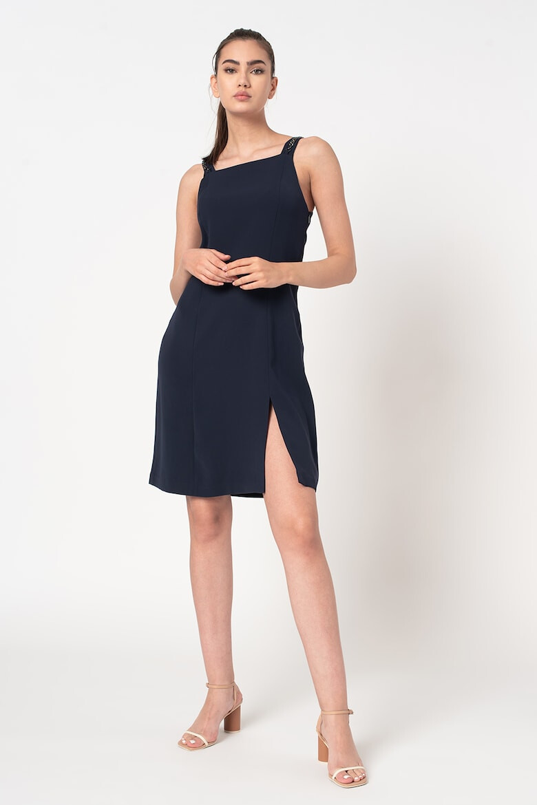 ARMANI EXCHANGE Rochie mini cu decolteu patrat si slit frontal - Pled.ro