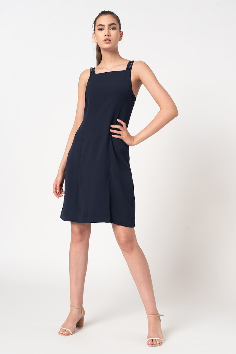 ARMANI EXCHANGE Rochie mini cu decolteu patrat si slit frontal - Pled.ro