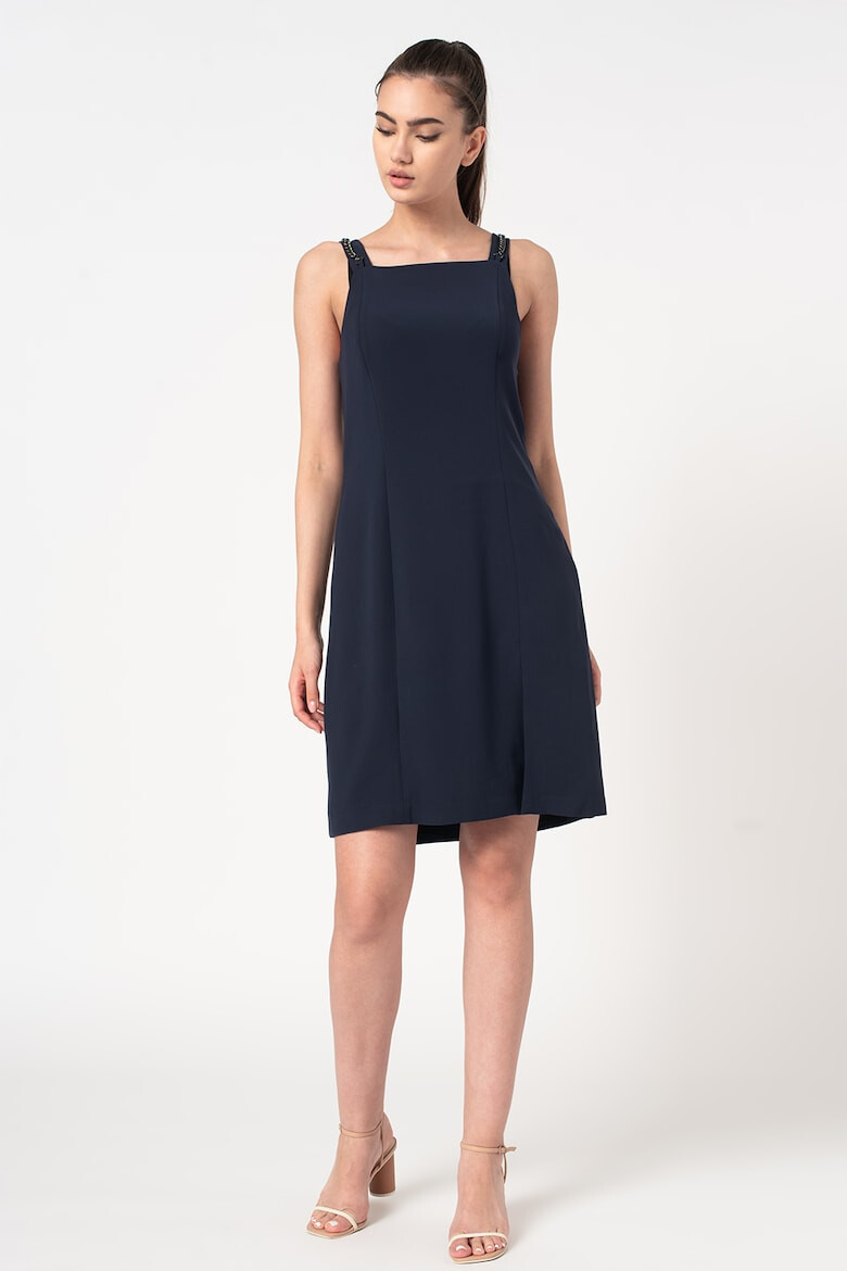 ARMANI EXCHANGE Rochie mini cu decolteu patrat si slit frontal - Pled.ro