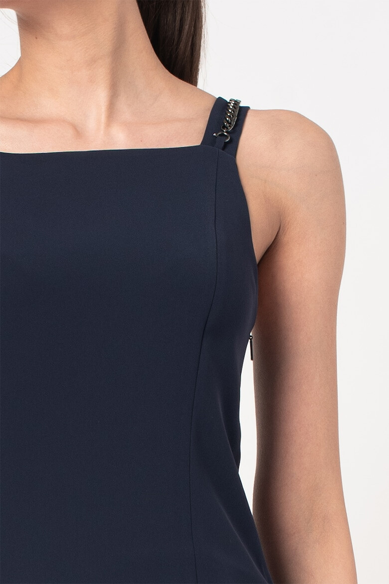 ARMANI EXCHANGE Rochie mini cu decolteu patrat si slit frontal - Pled.ro