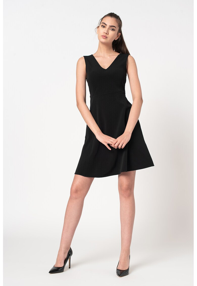 ARMANI EXCHANGE Rochie mini evazata cu decolteu in V - Pled.ro